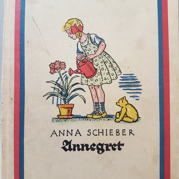 Antique 1920s Book ANNEGRET by Anna Schieber Antique Childrens Storybook German - Picture 2 of 16